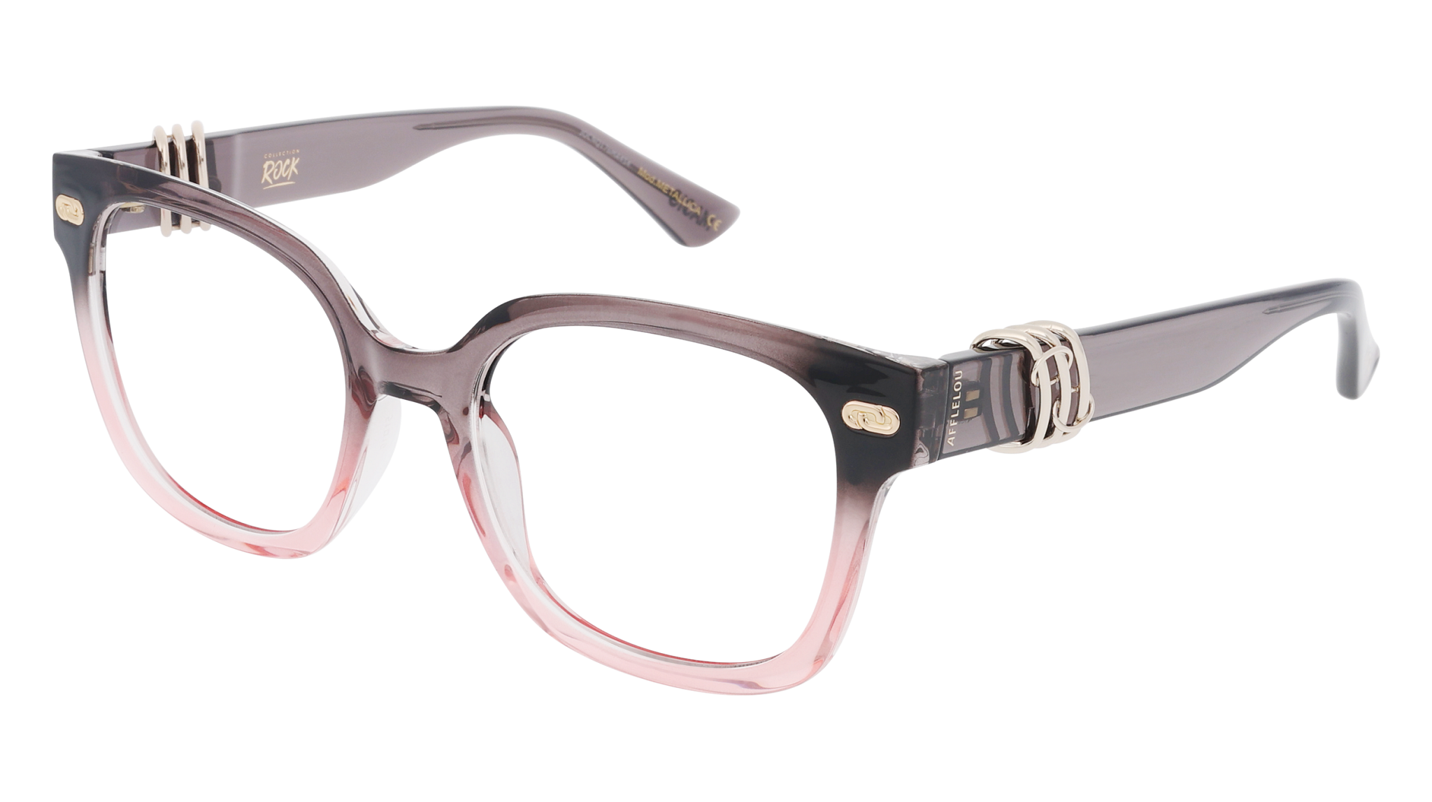 Lunettes de vue AFFLELOU METALLICA XM492 GYPK 5119