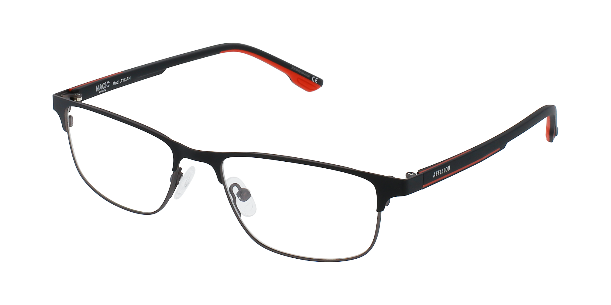 Lunettes de vue AFFLELOU AYDAN MH092 BKRD 5217