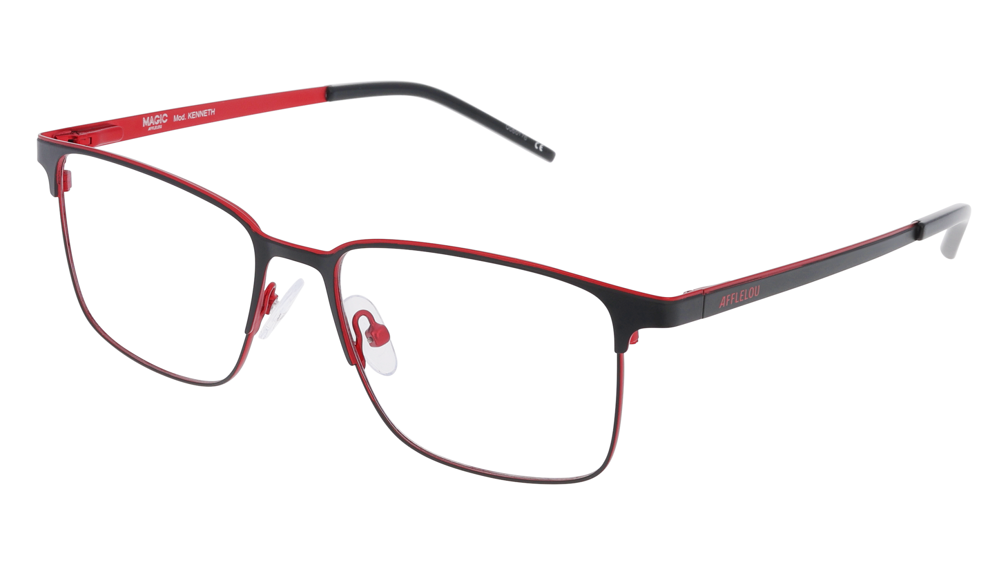 Lunettes de vue AFFLELOU KENNETH MH279 BKRD 5417